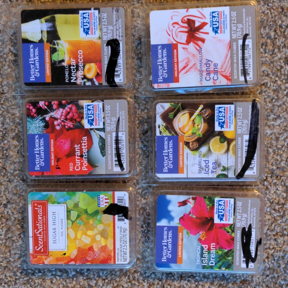 Scented wax melts